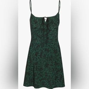 Trendy green dress